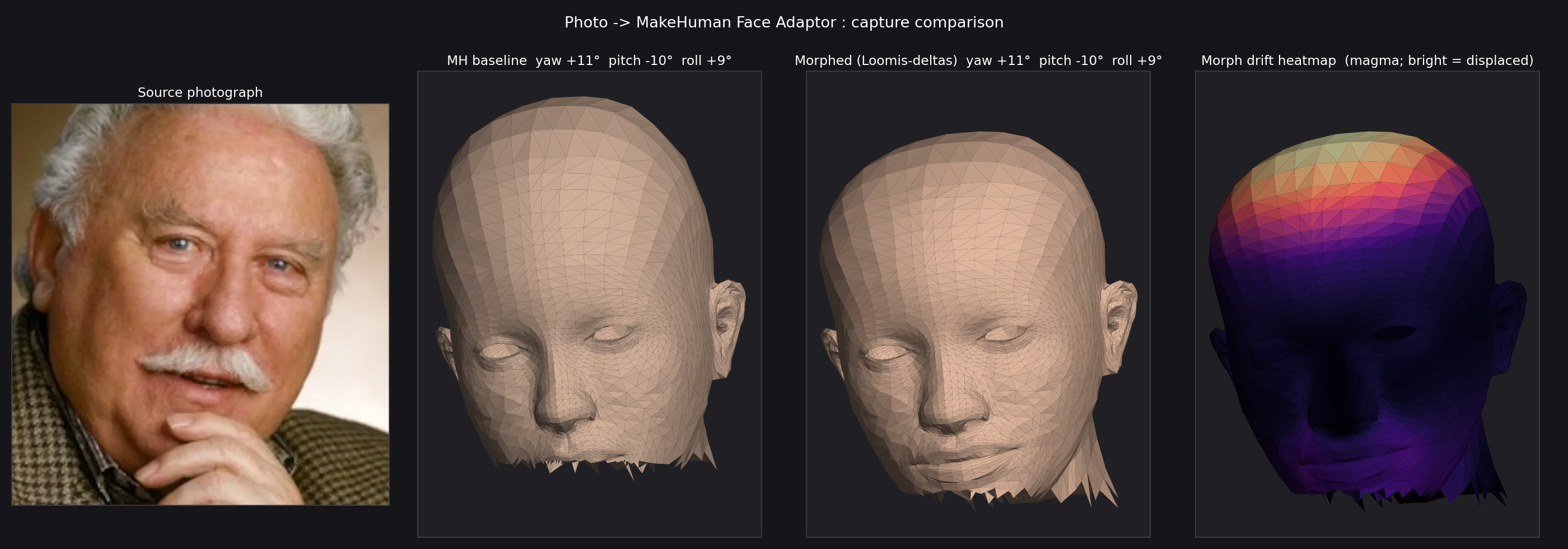 Automesh: Joe Lynch MakeHuman compare
