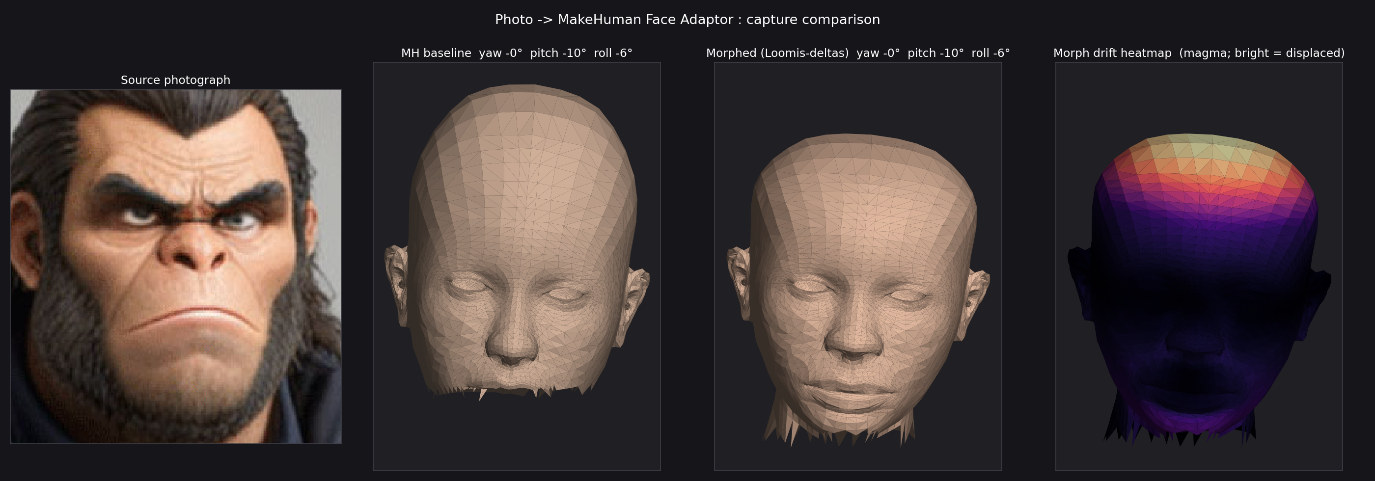 Automesh: UG MakeHuman compare